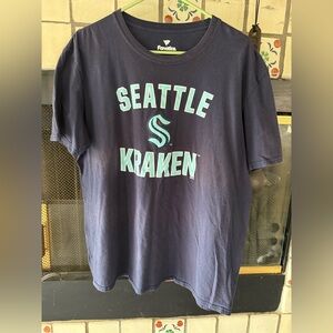Fanatics Seattle Kraken Navy Tee